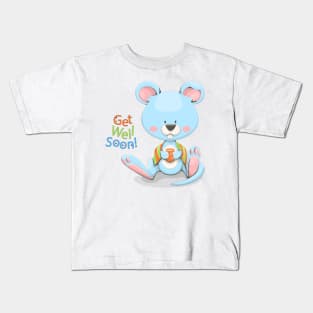 Get Well Soon Cute Mouse Kids T-Shirt